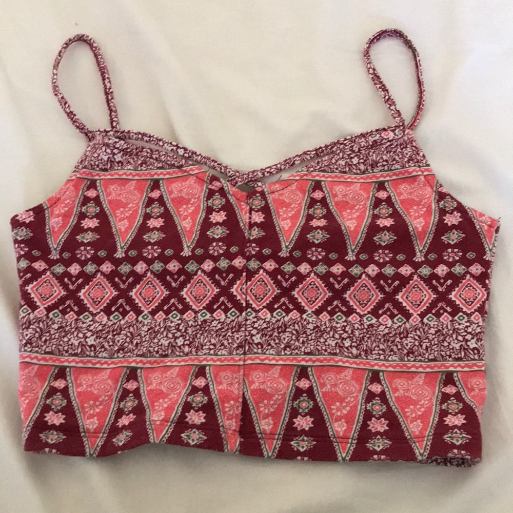 Patterned crop top